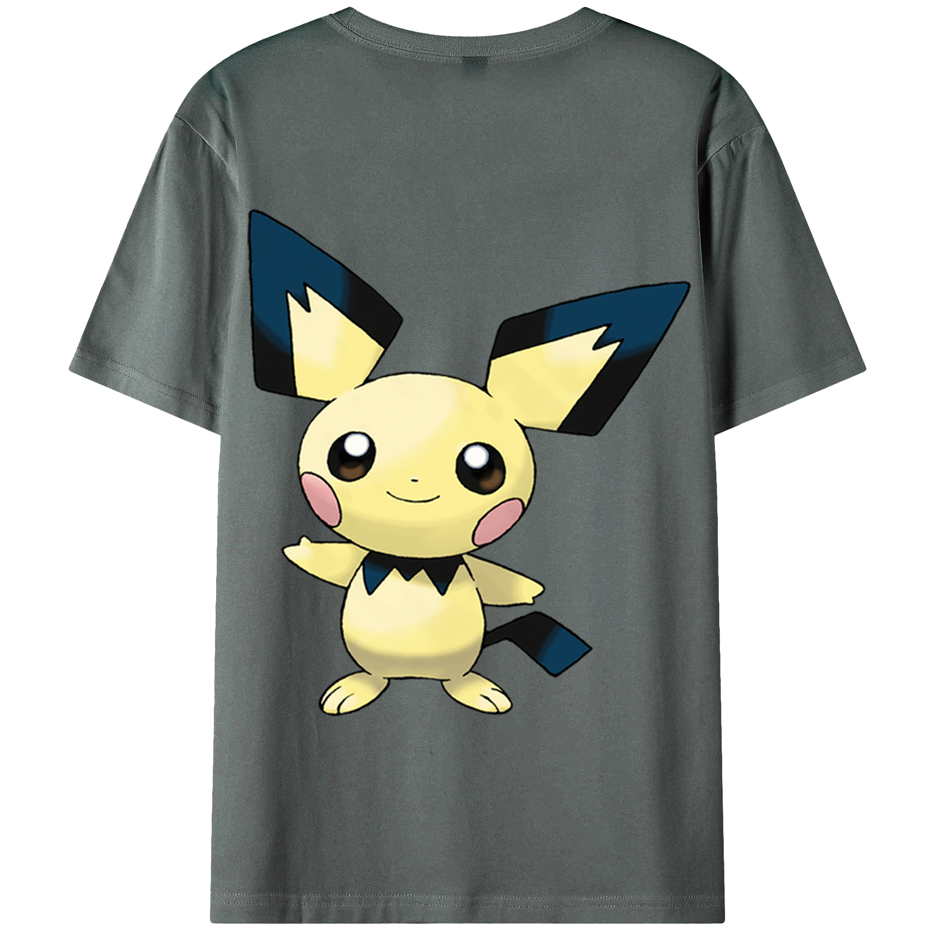 （画像用） ポケットモンスター Pokémon 綿100％半袖Tシャツ（背面プリント）